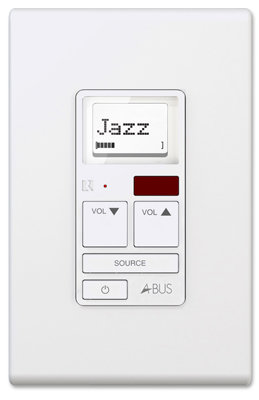 (image for) Russound A-K6L A-BUS Amplified LCD Keypad White